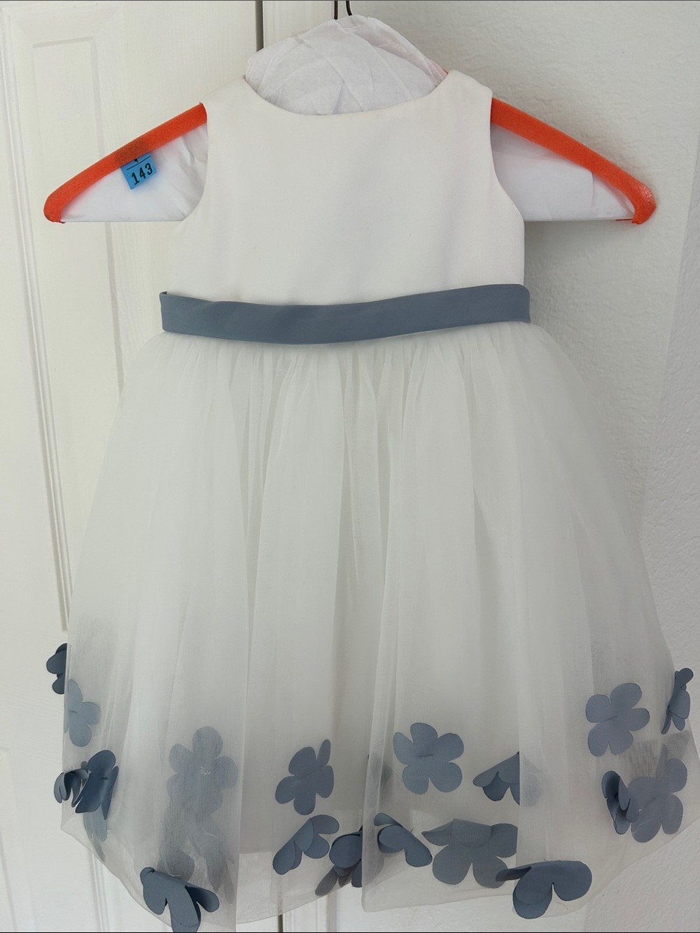 Adorable Azazie White Flower Girl Dress